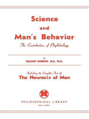 cover image of Science and Man's Behavior